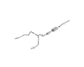 Borla 2019-2023 Chevrolet Silverado 1500/ GMC Sierra 1500 6.2L Cat-Back Exhaust System S-Type
