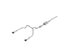 Borla 2019-2023 Chevrolet Silverado 1500/ GMC Sierra 1500 6.2L Cat-Back Exhaust System S-Type