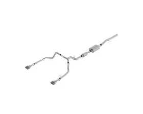 Borla 2019-2023 Chevrolet Silverado 1500/ GMC Sierra 1500 6.2L Cat-Back Exhaust System S-Type