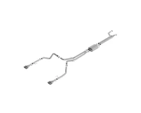 Borla 2019-2023 Chevrolet Silverado 1500/ GMC Sierra 1500 Cat-Back Exhaust System S-Type