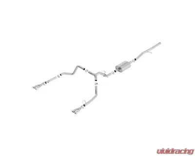 Borla Silverado/ Sierra 1500 2019-2025 Cat-Back Exhaust System S-Type - 140781