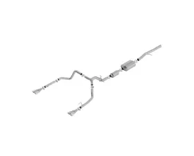 Borla 2019-2023 Chevrolet Silverado 1500/ GMC Sierra 1500 6.2L Cat-Back Exhaust System S-Type