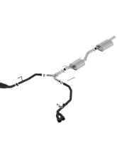 Borla Exhaust Cat-Back System Touring for 2020-2023 Jeep Gladiator JT, Dual Black Tips                                     - 140814CB - Image 3