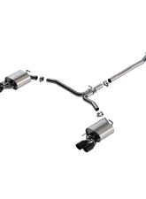 Borla 2018-2024 Toytota Camry XSE Cat-Back Exhaust System S-Type                                     - 140853BC - Image 2