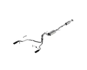 Borla 2021-2025 Ford F-150 2.7L/3.5L V6 Cat-Back Exhaust System Touring