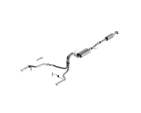 Borla 2021-2025 Ford F-150 2.7L/3.5L V6 Cat-Back Exhaust System Touring