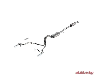 Borla 2021-2025 Ford F-150 2.7L/3.5L V6 Cat-Back Exhaust System Touring - 140862