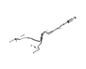 Borla 2021-2025 Ford F-150 2.7L/3.5L V6 Cat-Back Exhaust System S-Type