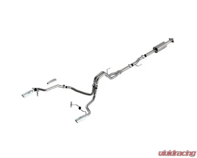 Borla 2021-2025 Ford F-150 2.7L/3.5L V6 Cat-Back Exhaust System S-Type - 140863