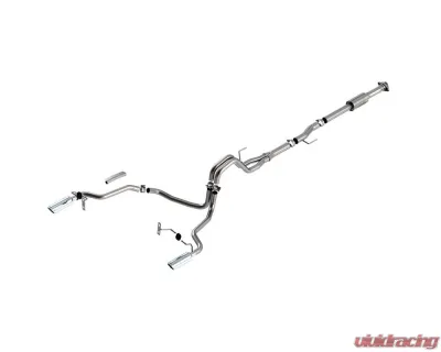 Borla 2021-2025 Ford F-150 2.7L/3.5L V6 Cat-Back Exhaust System ATAK - 140864