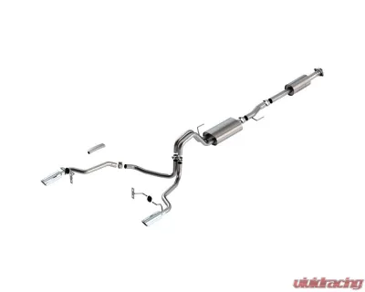Borla 2021-2025 Ford F-150 5.0L Cat-Back Exhaust System Touring - 140865