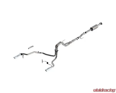Borla 2021-2025 Ford F-150 5.0L V8 Cat-Back Exhaust System ATAK - 140867