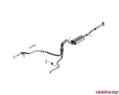 Borla 2021-2025 Ford F-150 5.0L V8 Cat-Back Exhaust System S-Type - 140868
