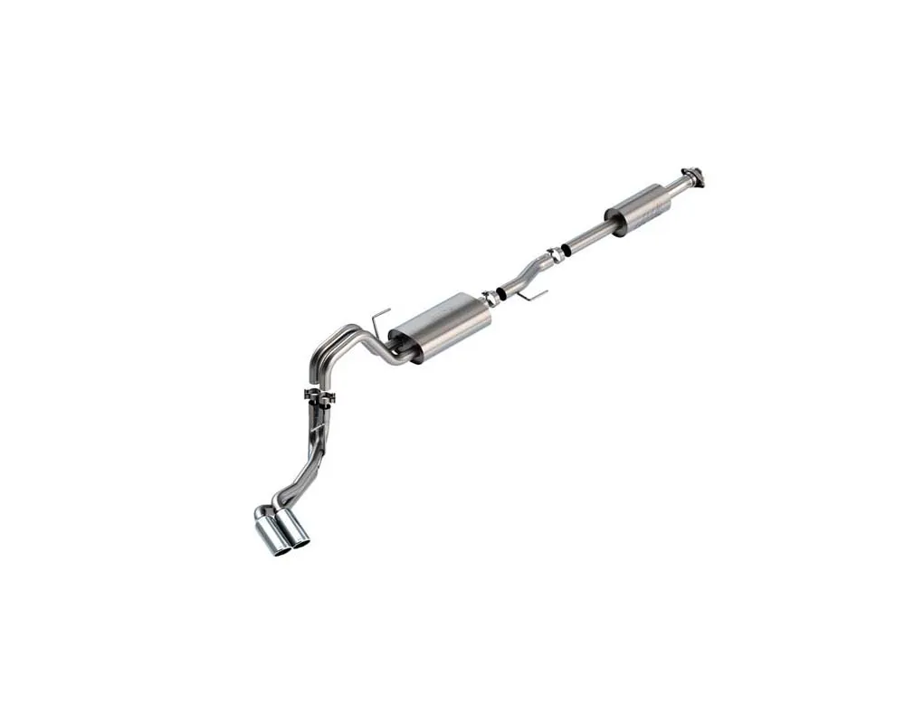 Borla 2021-2024 Ford F-150 3.3L V6 Cat-Back Exhaust System S-Type - 140880