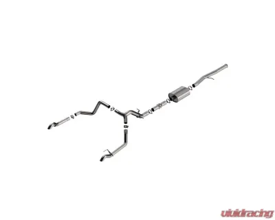 Borla 2022-2023 Chevrolet Silverado 1500 ZR2/ GMC Sierra 1500 AT4X Cat-Back Exhaust System ATAK - 140915