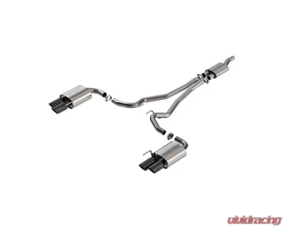 Borla 2024-2025 Ford Mustang EcoBoost Cat-Back Exhaust System S-Type Part # 140981BC - 140981BC
