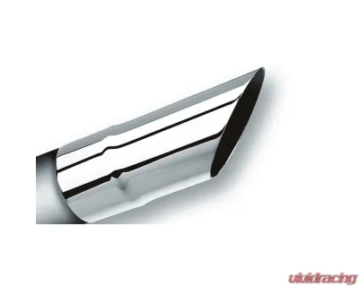 Borla Tip 2.25in Inlet/ 2.25in Outlet Single Round Angle-Cut - 20106