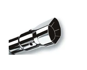 Borla Tip 2.25in Inlet/ 2.35in x 2.75in Outlet Single Square Angle-Cut Intercooled