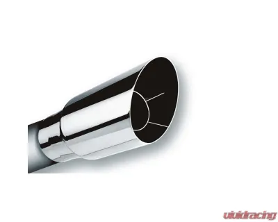 Borla Tip 3in Inlet/ 3.5in Outlet Single Round Angle-Cut Intercooled - 20122