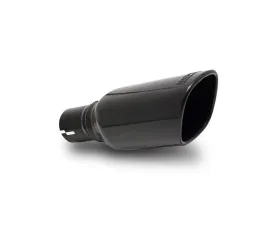 Borla Tip 2in Inlet/ 3.5in x 3.28in Outlet Single Square Rolled-Edge Angle-Cut
