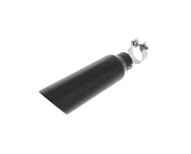 Borla Tip 2.75in Inlet/ 4in Outlet Single Round Outlet Angle-Cut
