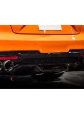 Borla 2018-2021 Kia Stinger Tip Kit Dual Round Angle-Cut Carbon Fiber - Bright                                     - 20165 - Image 3