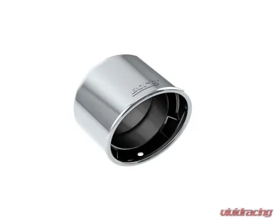 Borla Tip 3in Inlet/ 4.25in Outlet Single Round Rolled Angle-Cut Intercooled Outlet - 20251