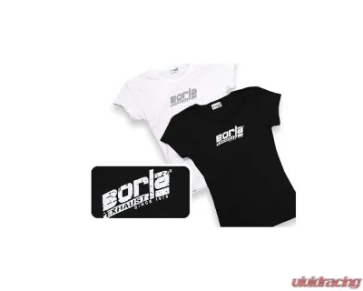 Borla Exhaust Women's Distressed Black Scoop Neck T-Shirt - Small Size - 21270