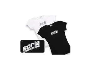 Borla Exhaust Women's Distressed Red T-Shirt - Large, Baby Doll Fit