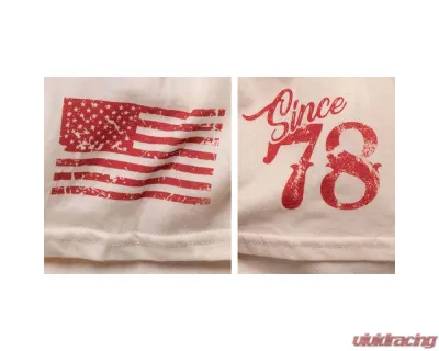 Borla Exhaust Borla Menfts Sound Sand T-Shirt - S, 100% Cotton, Light Sand with Brick-Red Art - 21586