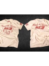 Borla Exhaust Borla Menfts Sound Sand T-Shirt - S, 100% Cotton, Light Sand with Brick-Red Art                                     - 21586 - Image 3