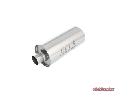 Borla XR-1 Multi-Core Racing Muffler 2.5in Center Inlet/ 2.5in Center Outlet 6.25in Round 14in Long Body - 400024