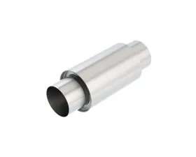 Borla XR-1 Sportsman Racing Muffler 3.5in Center Inlet/ 3.5in Center Outlet 5in Round x 8in Long Body