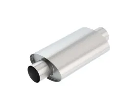 Borla XR-1 Multi-Core Racing Muffler 3in Center Inlet/ 3in Center Outlet 4.25in x 7.88in Oval x 12in Long Body Rotary Engine Equipped Vehicles