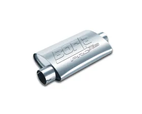 Borla ProXS Muffler 2in Offset Inlet/ 2in Center Outlet 4in x 9.5in Oval x 14in Long Body