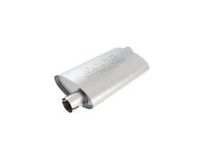 Borla ProXS Muffler 2.25in Offset Inlet/ 2.25in Offset 4in x 9.5in Oval x 14in Long Body Notched Necks