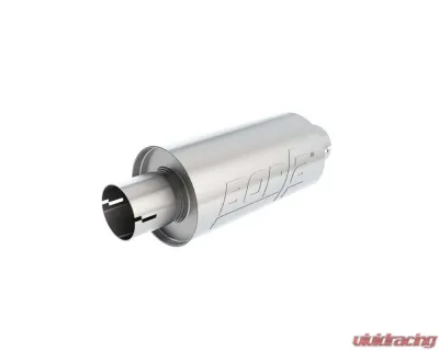 Borla Specialty Muffler inS-Typein 2.5in Center Inlet/ 2.5in Center Outlet 5in Round x 10in Long Body Notched Necks - 400497