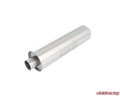 Borla Specialty Muffler Heavy Duty (Truck) 3in Center Inlet/ 3in Center Outlet 6.75in Round x 24in Long Body Notched Necks - 400500