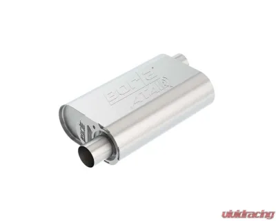 Borla CrateMuffler Muffler Chevrolet Small Block 283/ 327/ 350 CID V8 Stock Output 2.25" Offset Inlet/ 2.25" Offset Outlet ATAK - 400847