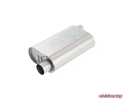 Borla CrateMuffler Muffler Chevrolet Big Block 396/ 402/ 427 CID V8 Stock Output 2.5" Offset Inlet/ 2.5" Offset Outlet ATAK - 400854