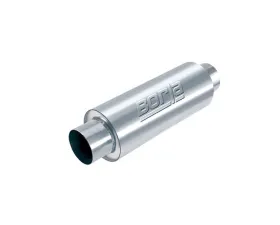 Borla XR-1 Sportsman Racing Muffler 3.5 in. Center Inlet/ 3.5 in. Center Outlet 5 in. Round x 15 in. Long Body