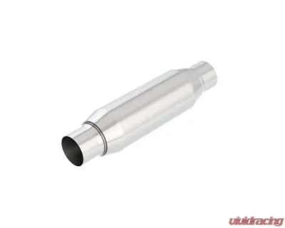 Borla CrateMuffler Resonator 2.25" Center Inlet/ 2.25" Center Outlet 3.5" Round X 10" Long Body - 400937