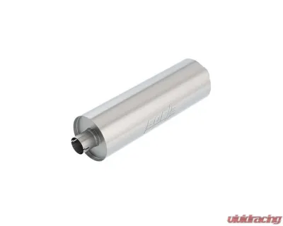 Borla Specialty Muffler Heavy Duty (Truck) 2.75in Center Inlet/ 2.75in Center Outlet 7.75in Round x 24in Long Body Notched Necks - 401158