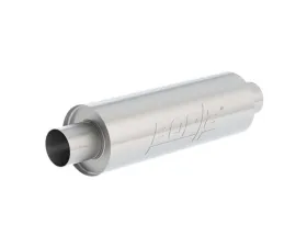 Borla XR-1 Sportsman Racing Muffler 2.5in Center Inlet/ 2.5in Center Outlet 5in Round x 15in Long Body
