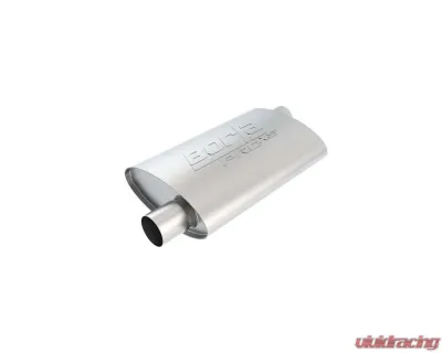 Borla ProXS Muffler 2.25in Offset Inlet/ 2.25in Offset 4in x 9.5in Oval x 14in Long Body - 40351