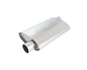 Borla ProXS Muffler 2.5in Offset Inlet/ 2.5in Offset Outlet 4in x 9.5in Oval x 14in Long Body
