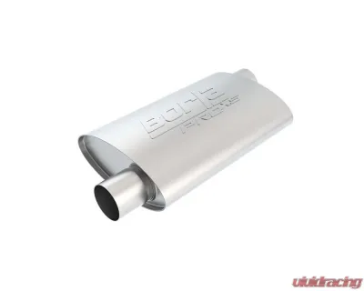 Borla ProXS Muffler 2.5in Offset Inlet/ 2.5in Offset Outlet 4in x 9.5in Oval x 14in Long Body - 40352