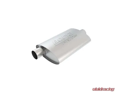 Borla ProXS Muffler 2.5in Offset Inlet/ 2.5in Center Outlet 4in x 9.5in Oval x 14in Long Body - 40358