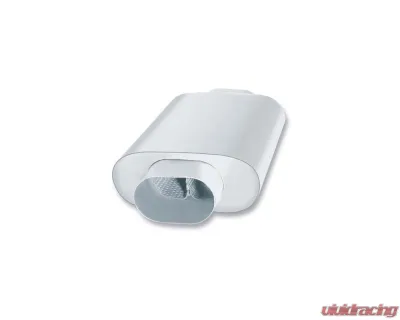 Borla XR-1 Multi-Core Racing Muffler Slim Line 3.5in (4.13in x 2.61in Oval) Center Inlet/ 3.5in Center (4.13in x 2.61in Oval) Outlet 3in x 7.88in Oval x 12in Long Body - 40536