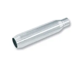 Borla XR-1 Multi-Core Racing Muffler Bullet 2.5in Center Inlet/ 2.5in Center Outlet 3.5in Round x 14in Long Body